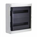 Корпус распред. шкафа 1двер. пластик серый 426мм 470мм 139мм с монтажной платой IP65 DKC