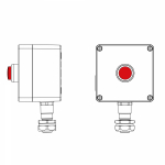 Взрывозащищенный пост управления из алюминия CPE-A-12-(1xLR(250))-1xKAEPM2MHK-20(C)1Ex d e IIC Т5 Gb / Ex tb IIIC T95°C Db IP66 Взрывозащищенный пост управления из алюминия CPE-A-12-(1xLR(250))-1xKAEPM2MHK-20(C)1Ex d e IIC Т5 Gb / Ex tb IIIC T95°C Db IP66