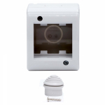 Модульная настен. коробка для эл/устан. изделий VIVA, IP40,2мод. ДКС