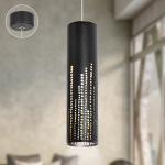 Светильник подвесной (подвес) ЭРА PL26 BK MR16 GU10 потолочный цилиндр черный Светильник подвесной (подвес) ЭРА PL26 BK MR16 GU10 потолочный цилиндр черный