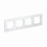 Рамка 4гн белый AtlasDesign Systeme Electric (1/15) Рамка 4гн белый AtlasDesign Systeme Electric (1/15)