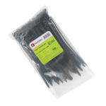 Хомут кабельный (стяжка) 200ммx7.5мм с внутр. зубчатым зацеплением пластик черный макс.d охвата50мм Fortisflex Хомут кабельный (стяжка) 200ммx7.5мм с внутр. зубчатым зацеплением пластик черный макс.d охвата50мм Fortisflex