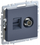 Розетка 2гн комп+ТВ RJ45+TV с/у маренго механизм кат.5е РТВ/РК12-БрМ BRITE IEK (1/10/100) Розетка 2гн комп+ТВ RJ45+TV с/у маренго механизм кат.5е РТВ/РК12-БрМ BRITE IEK (1/10/100)