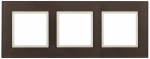 Рамка 3гн стекло мокко/крем 14-5103-31 Elegance ЭРА Рамка 3гн стекло мокко/крем 14-5103-31 Elegance ЭРА