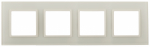 Рамка 4гн стекло крем 14-5104-02 Elegance ЭРА (1/5) Рамка 4гн стекло крем 14-5104-02 Elegance ЭРА (1/5)