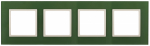 Рамка 4гн стекло зеленый/крем 14-5104-27 Elegance ЭРА Рамка 4гн стекло зеленый/крем 14-5104-27 Elegance ЭРА