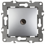 Розетка 1гн ТВ проходная с/у алюминий механизм 12-3102-03 Эра12 ЭРА (10/100/2500) Розетка 1гн ТВ проходная с/у алюминий механизм 12-3102-03 Эра12 ЭРА (10/100/2500)