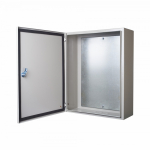 Щит с монтажной панелью ЩМП 650х500х220 настен с зам. металл сер IP54 DEKraft (1/1)