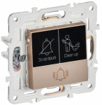 SKANDY Кнопка звонка с инд. отел. 10А SK-V17Sa песоч. IEK SKANDY Кнопка звонка с инд. отел. 10А SK-V17Sa песоч. IEK