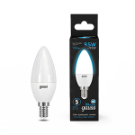 Лампа светодиод 9,5Вт свеча Е14 6500К 950Лм матовая Gauss Black (1/10/100) Лампа светодиод 9,5Вт свеча Е14 6500К 950Лм матовая Gauss Black (1/10/100)