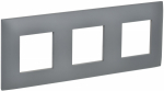 Рамка 3гн серый SK-F03Gr SKANDY IEK (1/10/100)
