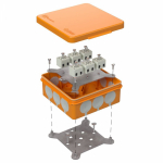 Коробка огнестойкая для о/п двухкомпонентная 60-0303-FR2.5-12 Е15-Е120 100х100х40 Промрукав