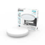 Светильник встраиваемый модель FL круг 22W, 2200Лм, 4000K, Ø167mm, монтаж 55-135, Gauss Elementary Adjuastable Frameless 1/40