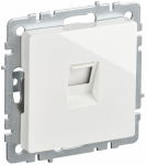 Розетка 1гн комп RJ45 с/у белый механизм кат.5E РК10-БрБ BRITE IEK (1/10/100)