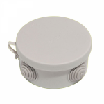 Коробка открытой установки настенно-потолочная 65x40мм пластик серый с крышкой IP55 HEGEL Коробка открытой установки настенно-потолочная 65x40мм пластик серый с крышкой IP55 HEGEL