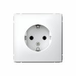 Розетка 1гн с З/К с/у белый механизм 16А ArtGallery Systeme Electric (1/10/20)