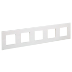 Рамка 5гн стекло белый арктический SK-F25W SKANDY IEK (1/10/100)