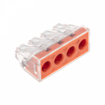 Экспресс-клемма СМК 773-174 с пастой, 4-проводная 0,75-6 мм² (блистер 5 шт/уп) REXANT Экспресс-клемма СМК 773-174 с пастой, 4-проводная 0,75-6 мм² (блистер 5 шт/уп) REXANT