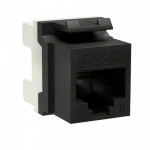 Гнездо (jack) RJ45 8(8) Cat 6 черный DKC (ДКС) Гнездо (jack) RJ45 8(8) Cat 6 черный DKC (ДКС)
