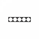 Рамка 5гн антрацит  MIELE STRONG KRANZ (1/100)