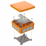 Коробка огнестойкая для о/п двухкомпонентная 60-0303-FR6.0-4-4-Р Е15-Е60 100х100х40 Промрукав