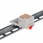 Зажим клеммный проходной 28.8мм размер ячейки 25.7мм на DIN-рейку 1 уровень сечение провода 6мм² 41А 690В термопласт DKC (ДКС)