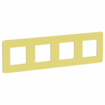 Рамка 4-пост. пластик горизонт. и вертик., IP21 Unica NEW SE