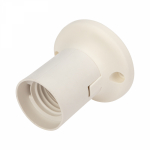 Патрон E27 пластик белый настенный REXANT (50/50/200)