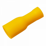 Разъем РПИ-М 6-(6,3) желтый гнездо 6,6 мм 4-6 мм2 REXANT (100/100/6000)