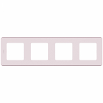 Рамка 4гн розовый INSPIRIA Legrand (1/5) Рамка 4гн розовый INSPIRIA Legrand (1/5)