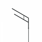 Кронштейн OXOR-SG2-1500x108-L1500 BLACK (Arlight, Сталь) Кронштейн OXOR-SG2-1500x108-L1500 BLACK (Arlight, Сталь)