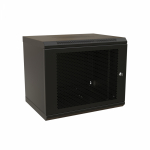 WRline Шкаф настенный 19-дюймовый (19"), 12U, 650x600х450мм, перфорированная металлическая дверь с замком, цвет черный (RAL 9004) (разобранный) WRline Шкаф настенный 19-дюймовый (19"), 12U, 650x600х450мм, перфорированная металлическая дверь с замком, цвет черный (RAL 9004) (разобранный)