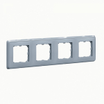 Рамка 4 поста жемчужно-серый Рамка 4 поста жемчужно-серый