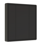 Кнопочная панель 2-х кл. пластиковый корпус, черный DA2-SW-B2-PB