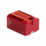 Зажим клеммный проходной 28.8мм размер ячейки 41.3мм 1 уровень сечение провода 6мм² 41А 690В термопласт DKC (ДКС)