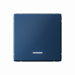 ARTGALLERY 1-клавишный ВЫКЛЮЧАТЕЛЬ КНОПОЧНЫЙ с подсв., 10А, механизм, АКВАМАРИН