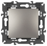 Выключатель ЭРА Elegance 14-1101-16 , 10АХ-250В, титан Выключатель ЭРА Elegance 14-1101-16 , 10АХ-250В, титан