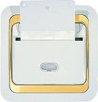 Makel Mimoza бел/зол выключатель с карт. ключом с задержкой отключения