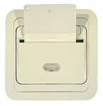 Makel Mimoza крем/крем выключатель с карт. ключом с задержкой отключения