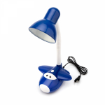 Светильник настольный 1x E27 220-240В синий на подставке REXANT