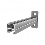 Консоль СТРАТ двойная 41х21, база 1000, толщ. 2,5 мм, гальван. цинк
