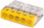 Клемма на 5 пров. 2273-245 (0,5-2,5мм) с пастой WAGO (100шт/упак) Клемма на 5 пров. 2273-245 (0,5-2,5мм) с пастой WAGO (100шт/упак)