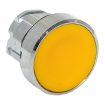 Исполнительный механизм кнопки XB4 желтый плоский возвратный без фиксации, без подсветки IP65 EKF Исполнительный механизм кнопки XB4 желтый плоский возвратный без фиксации, без подсветки IP65 EKF