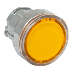 Исполнительный механизм кнопки XB4 желтый плоский возвратный без фиксации, с подсветкой IP65 EKF Исполнительный механизм кнопки XB4 желтый плоский возвратный без фиксации, с подсветкой IP65 EKF