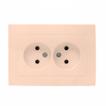 Розетка 2гн без З/К шторки с/у крем 10А Валенсия EKF PROxima Розетка 2гн без З/К шторки с/у крем 10А Валенсия EKF PROxima