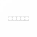 Рамка 5гн перламутр MIELE ROUND KRANZ (1/100)