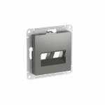 ATLASDESIGN НАКЛАДКА двойная для информационных функций типа Keystone, СТАЛЬ