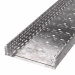 Лоток кабельный листовой 3000x500x100 сталь с перфорированной боковой стенкой толщ.1мм ПРОМРУКАВ