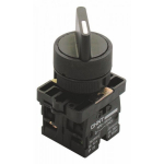 Переключатель NP2-ED24, 2 положения фиксацией, 2НЗ, IP40  CHINT (1)