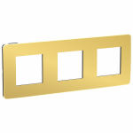 Рамка 3-пост. пластик горизонт. и вертик., IP21 Unica NEW SE